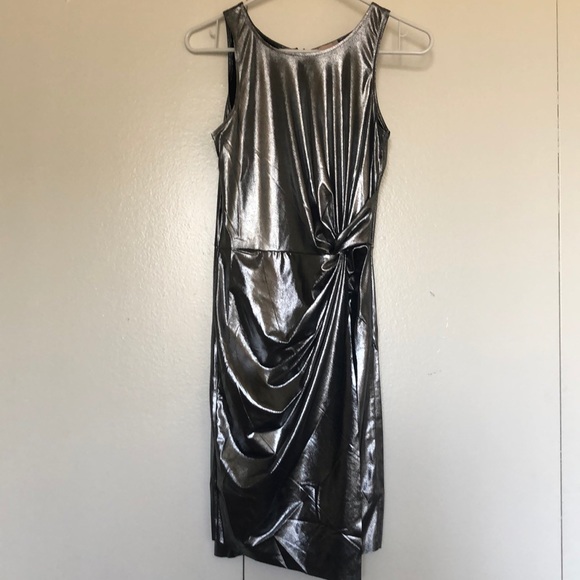 Gorgeous silver twist dress - Picture 3 of 6